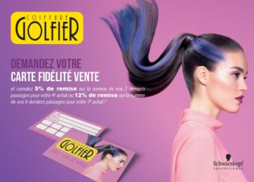 La carte de fidélité est arrivée dans les salons Golfier !